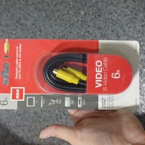 RCA Video S-Video Cable 6ft